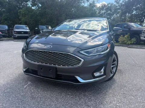 Another view of 2020 Ford Fusion Hybrid Titanium for sale in Seffner, FL at Evo Motors
