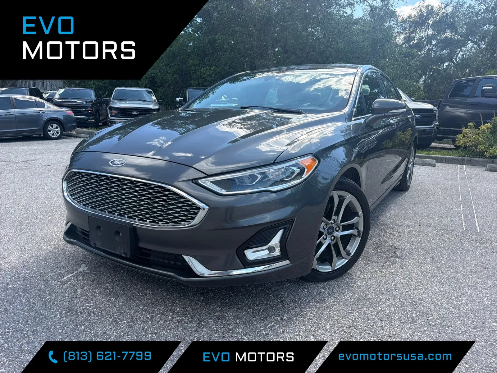 2020 Ford Fusion Hybrid Titanium for sale in Seffner, FL