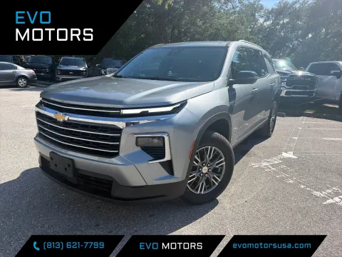 Gray 2024 Chevrolet Traverse AWD LT for sale in Seffner, FL