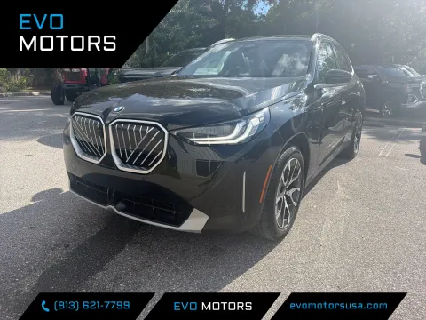 Black 2025 BMW X3 30 xDrive for sale in Seffner, FL