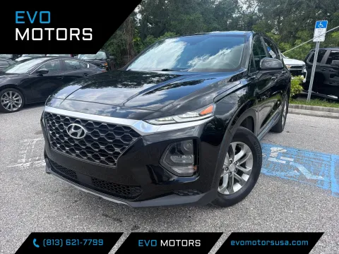 Black 2020 Hyundai Santa Fe SE for sale in Seffner, FL