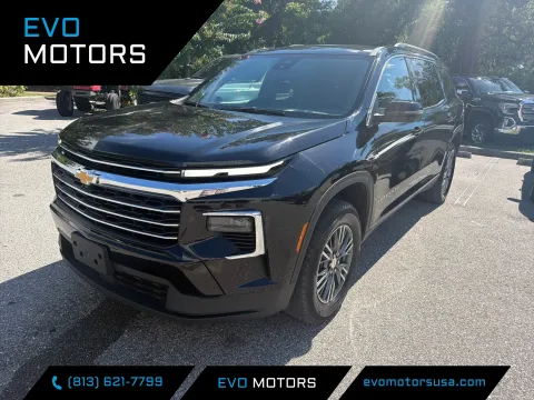 Black 2024 Chevrolet Traverse FWD LT for sale in Seffner, FL