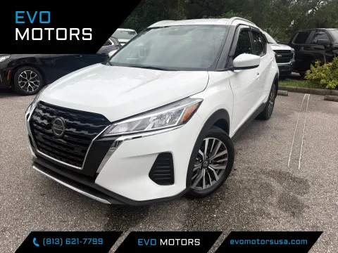 White 2021 Nissan Kicks SV for sale in Seffner, FL