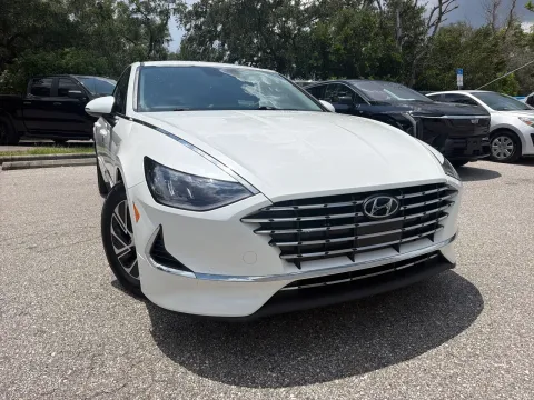 More photos of 2021 Hyundai Sonata Hybrid Blue at Evo Motors, FL