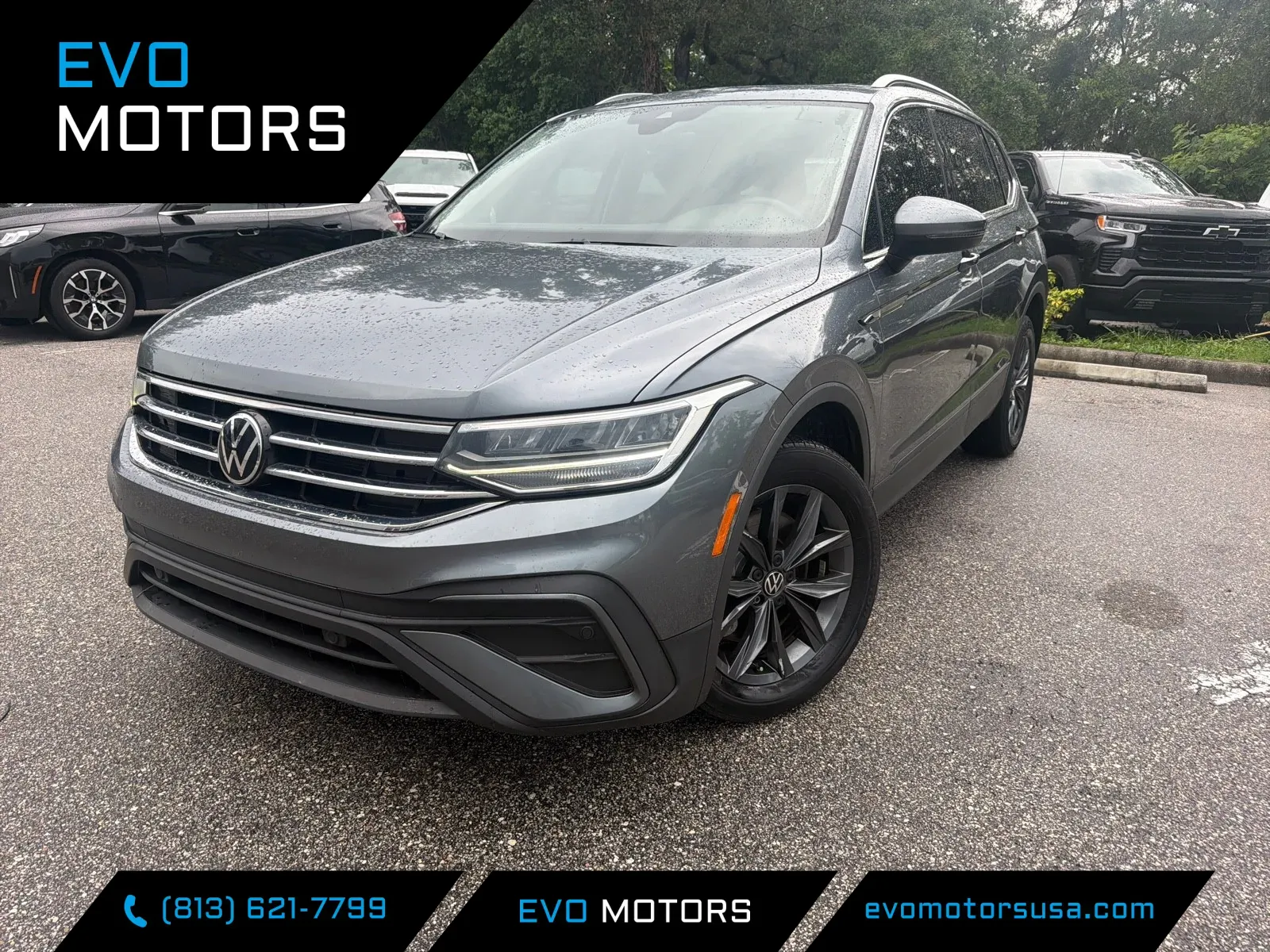 Gray 2023 Volkswagen Tiguan SE for sale in Seffner, FL