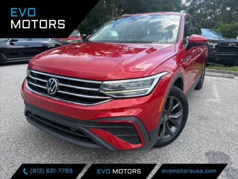 Red 2023 Volkswagen Tiguan SE for sale in Seffner, FL