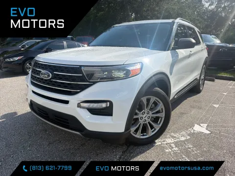 White 2023 Ford Explorer XLT for sale in Seffner, FL