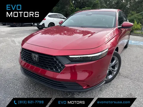 Red 2023 Honda Accord Sedan EX for sale in Seffner, FL