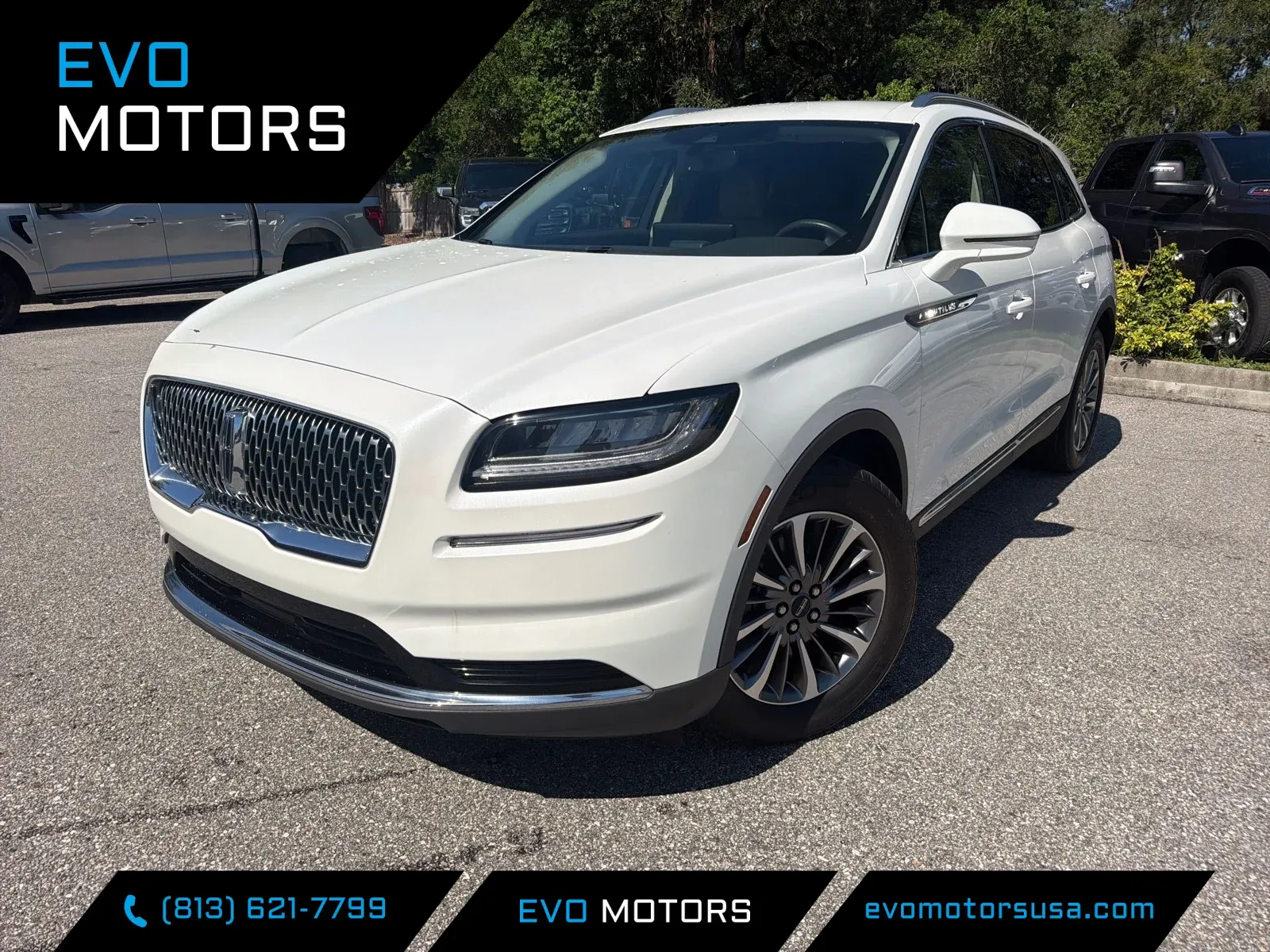 White 2023 Lincoln Nautilus Standard for sale in Seffner, FL