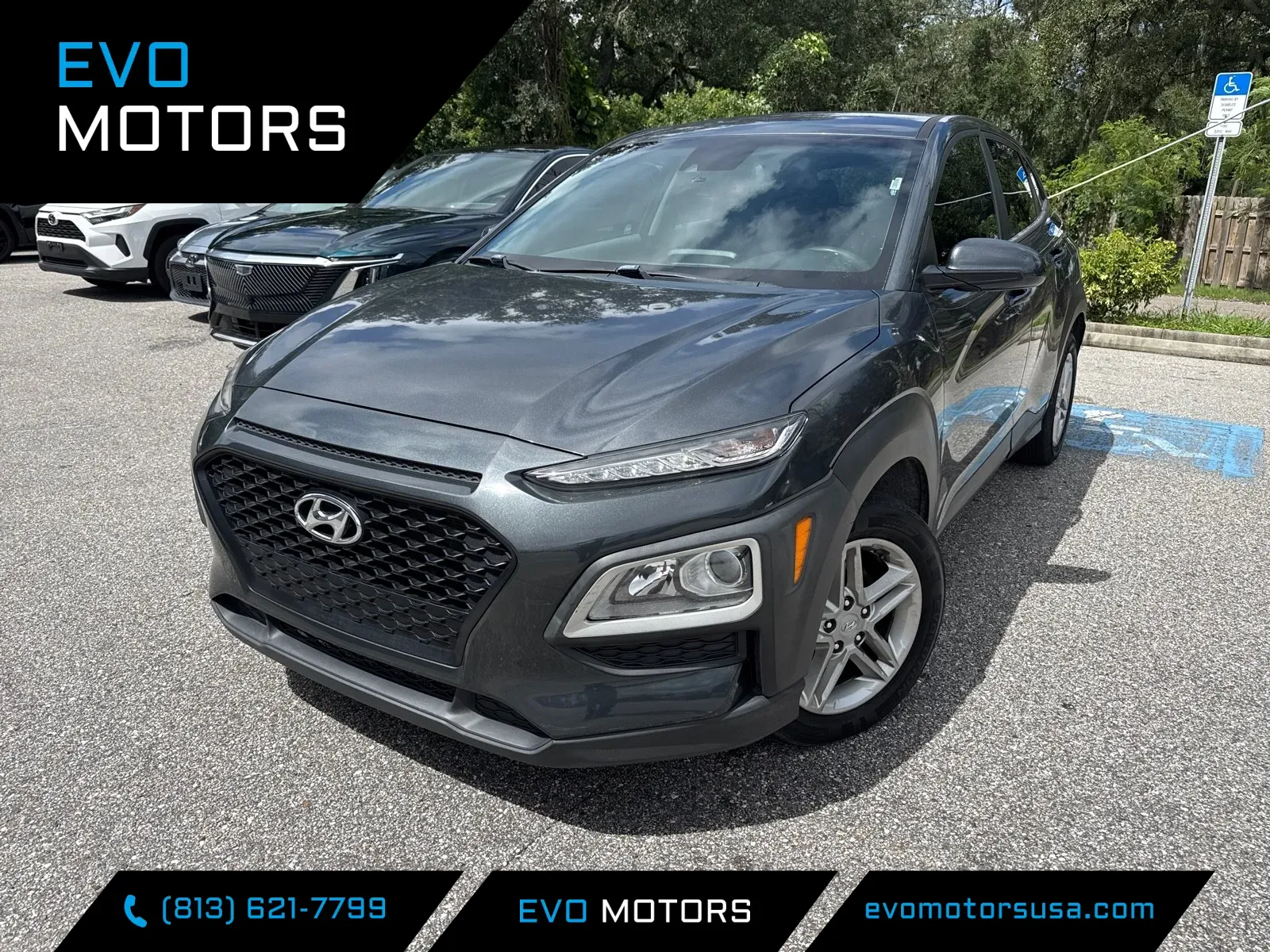 Gray 2021 Hyundai Kona SE for sale in Seffner, FL