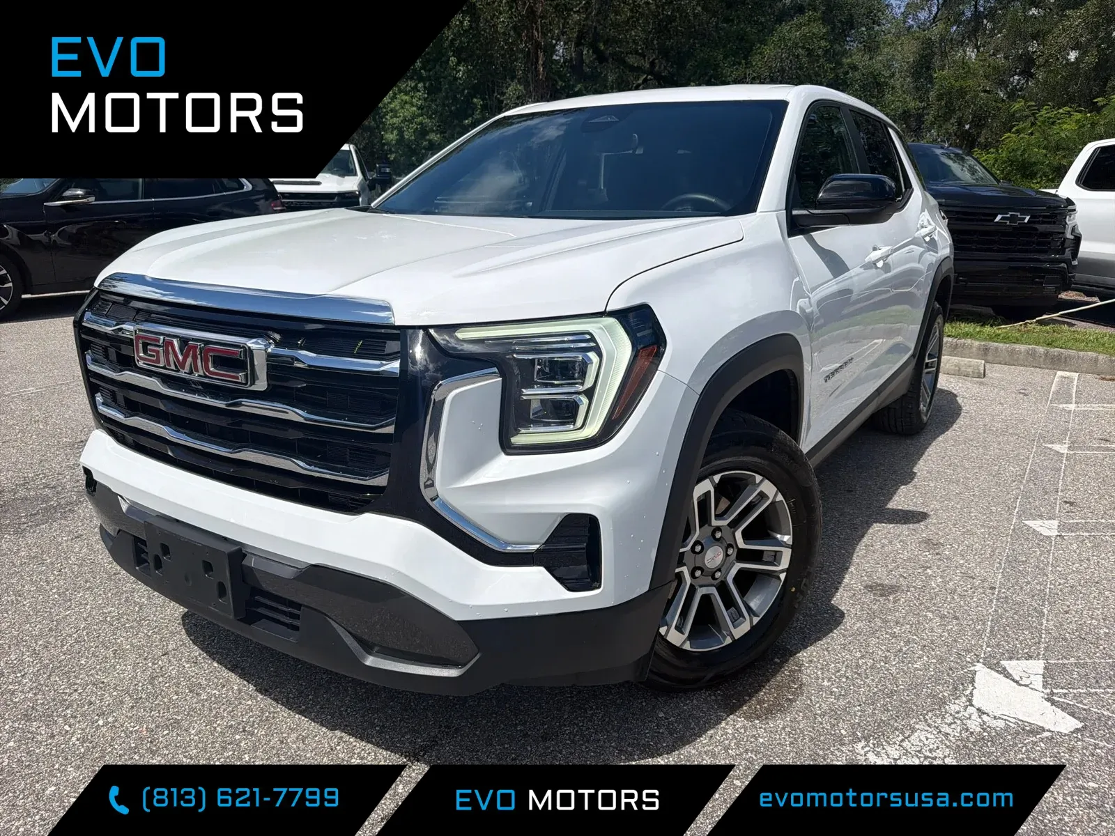 White 2025 GMC Terrain FWD Elevation for sale in Seffner, FL