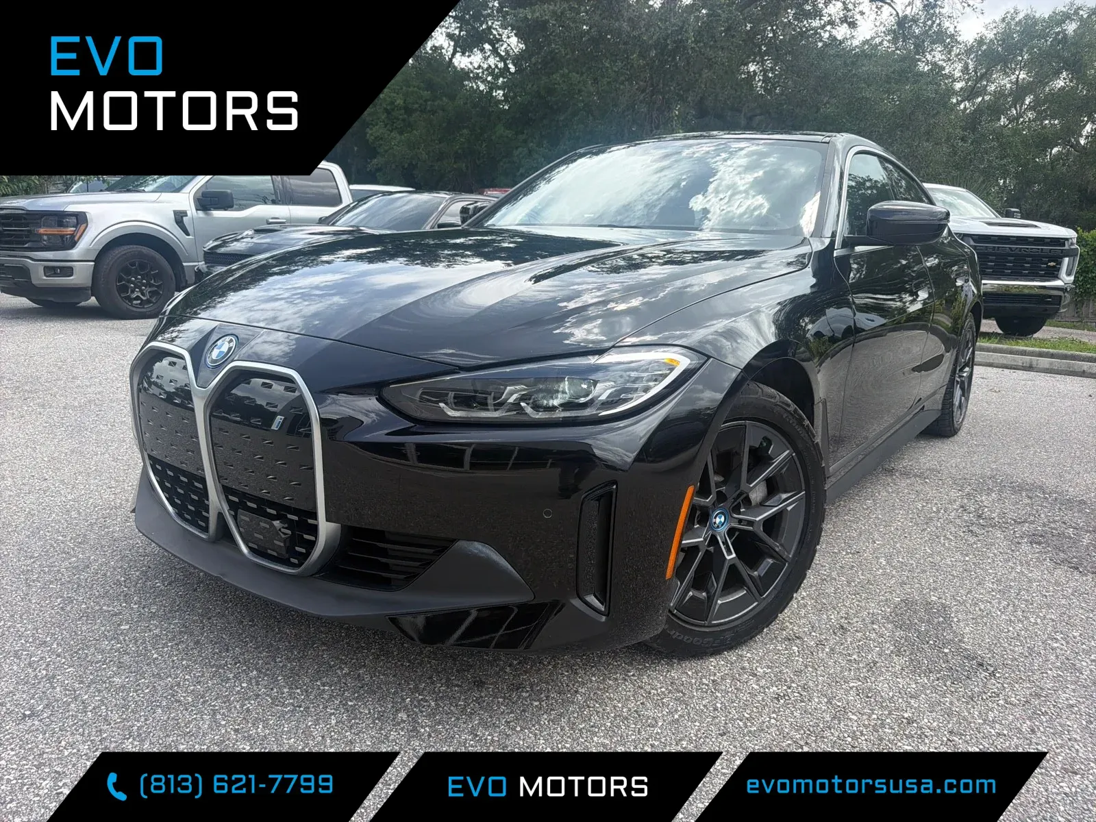 Black 2023 BMW i4 eDrive35 for sale in Seffner, FL