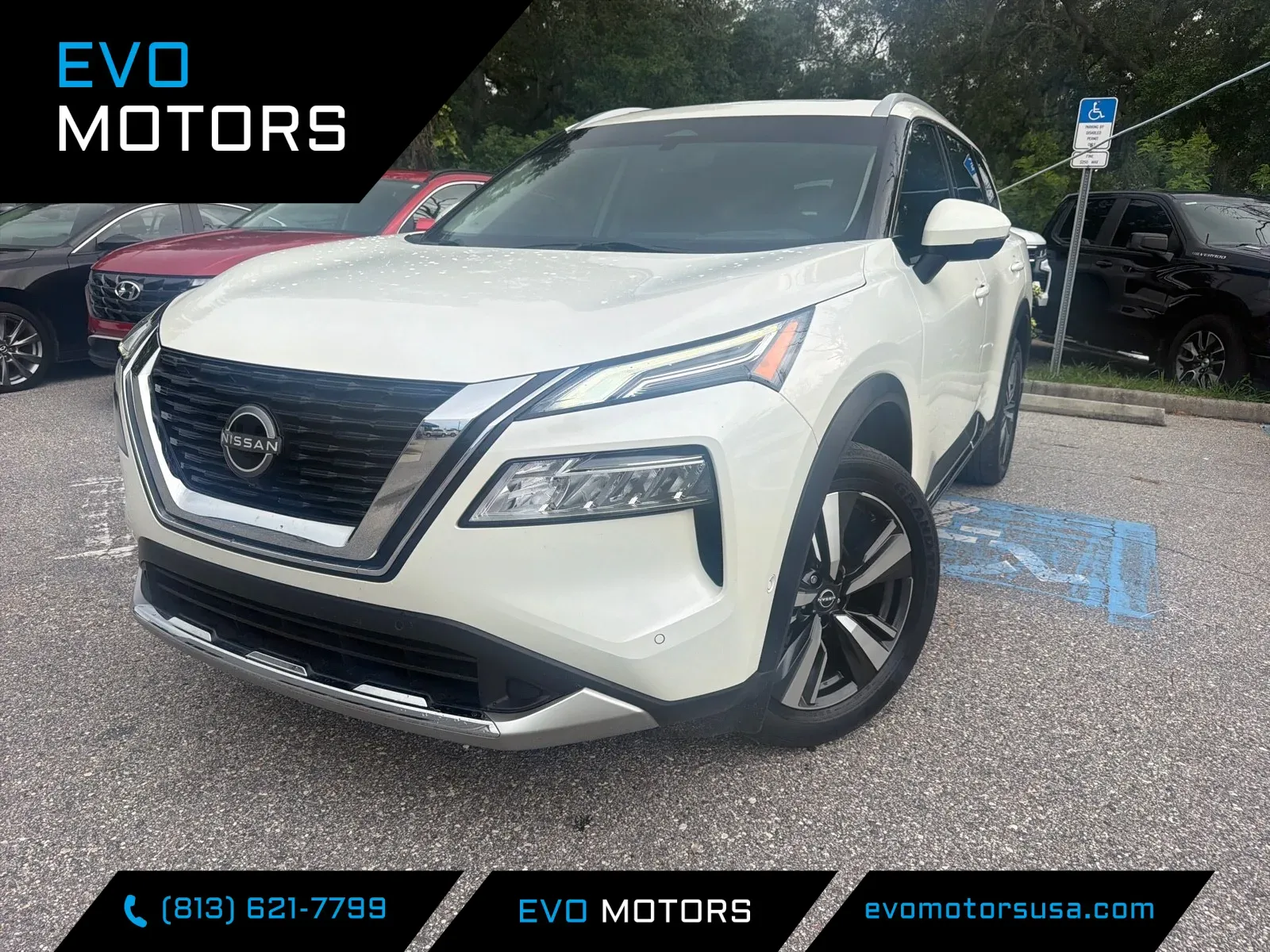 White 2023 Nissan Rogue Platinum PREMIUM PACKAGE for sale in Seffner, FL