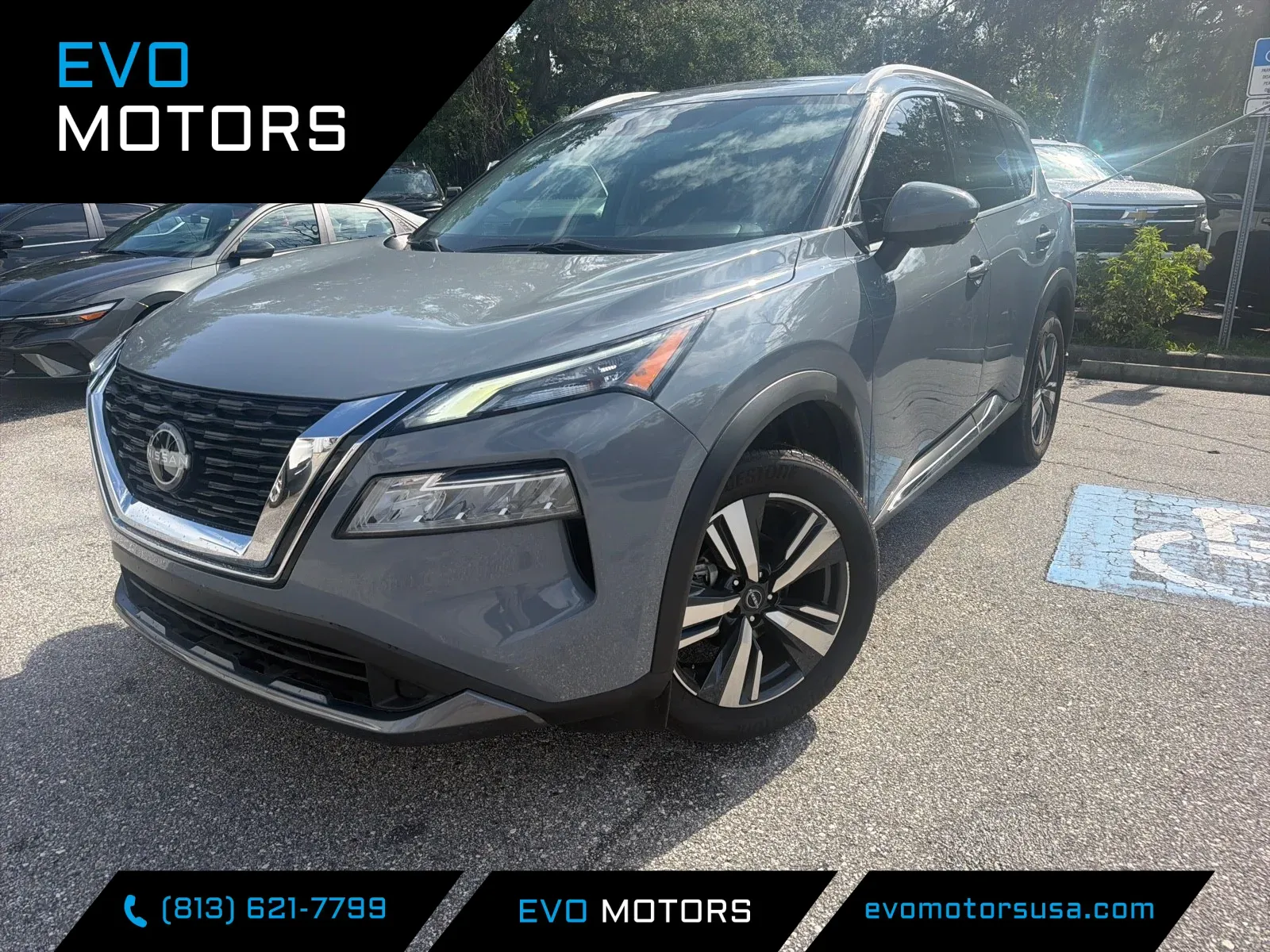 Gray 2023 Nissan Rogue SL for sale in Seffner, FL