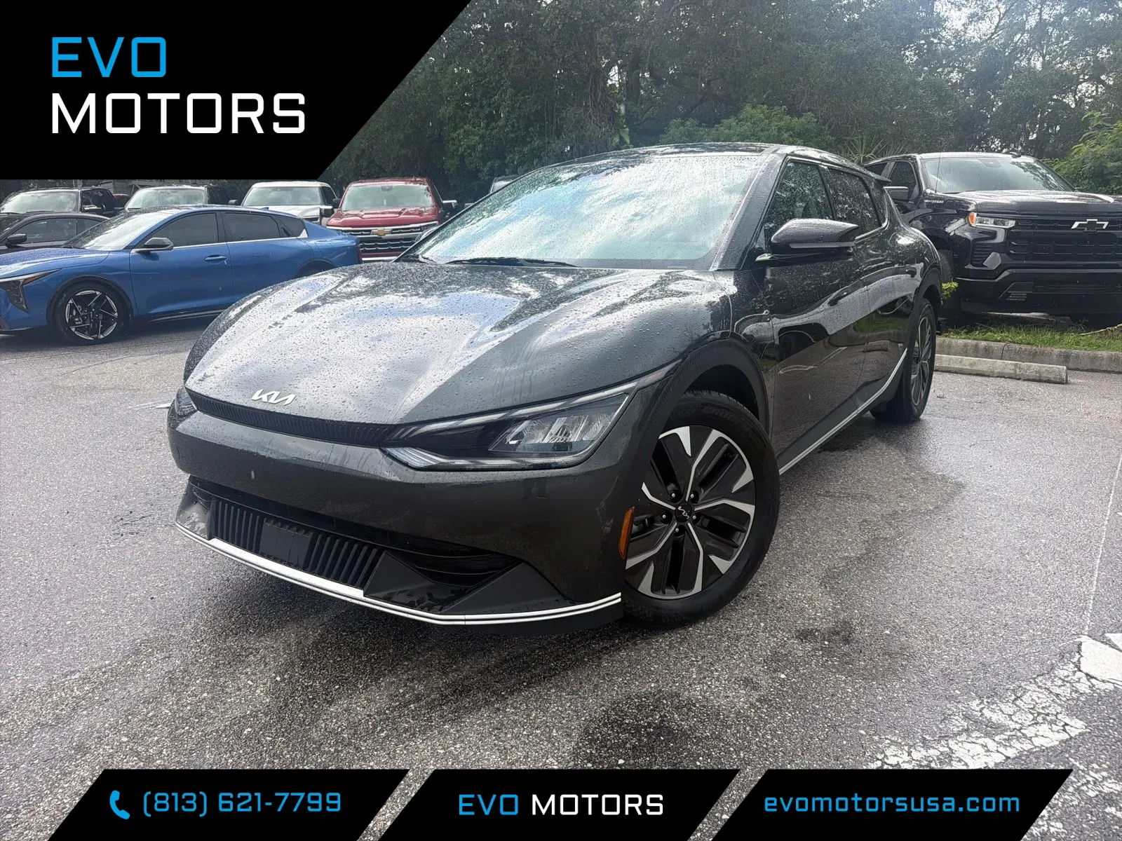 Gray 2024 Kia EV6 Light for sale in Seffner, FL