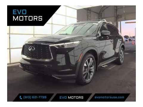 Black 2024 INFINITI QX60 LUXE for sale in Seffner, FL