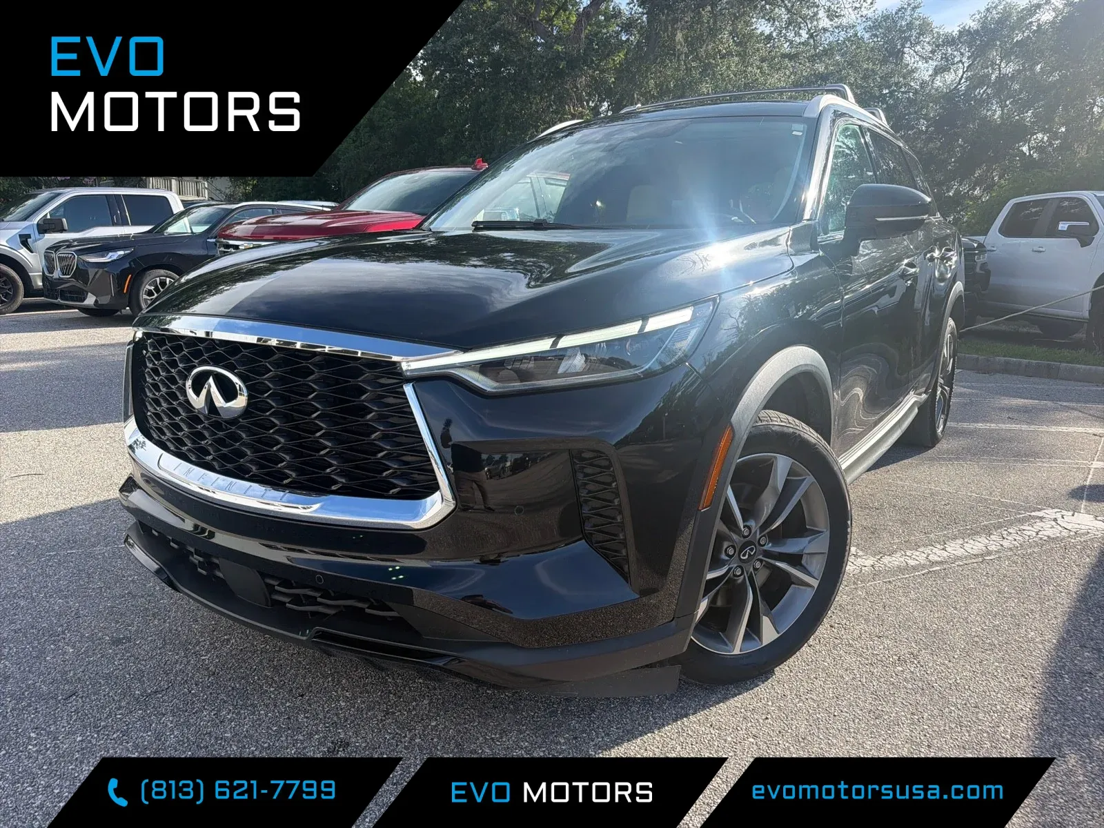 Black 2024 INFINITI QX60 LUXE for sale in Seffner, FL