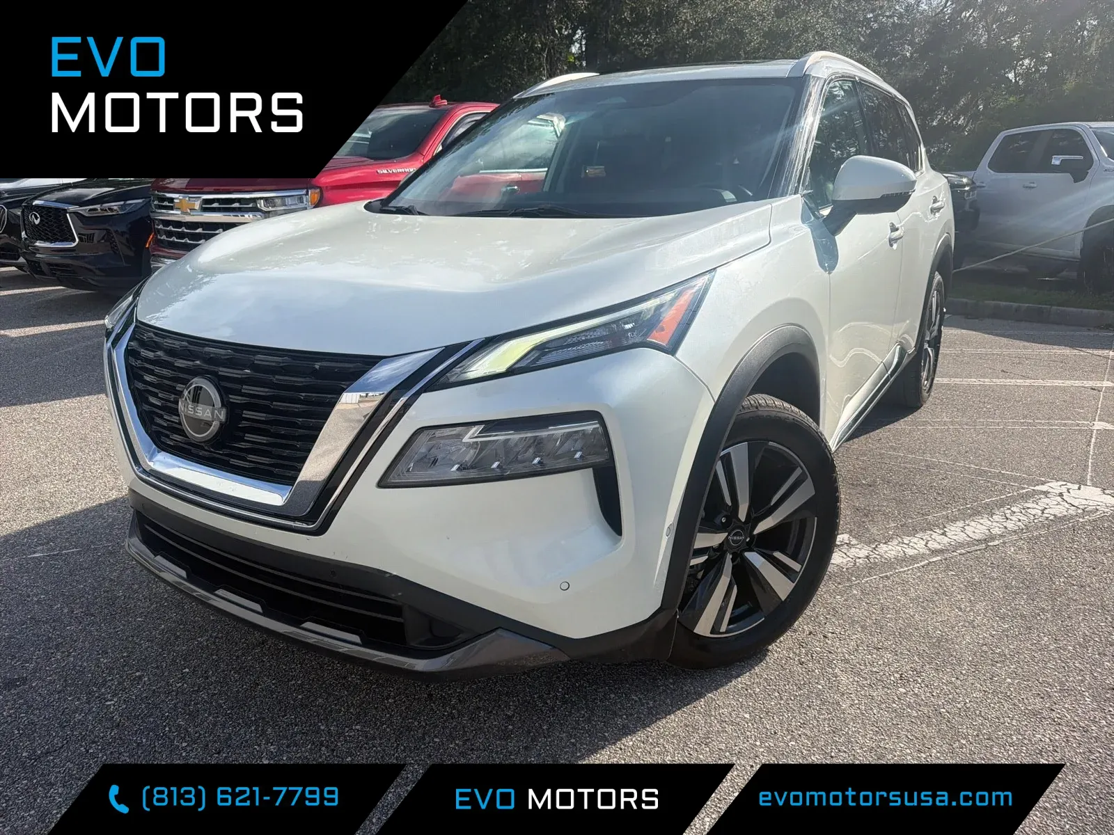 White 2023 Nissan Rogue SL for sale in Seffner, FL