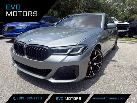 Gray 2023 BMW 5 Series 530i M SPORT LINE w/SHADOWLINE & PREMIUM PKG. for sale in Seffner, FL
