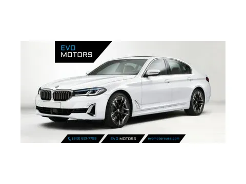 Gray 2023 BMW 5 Series 530i M SPORT LINE w/SHADOWLINE & PREMIUM PKG. for sale in Seffner, FL