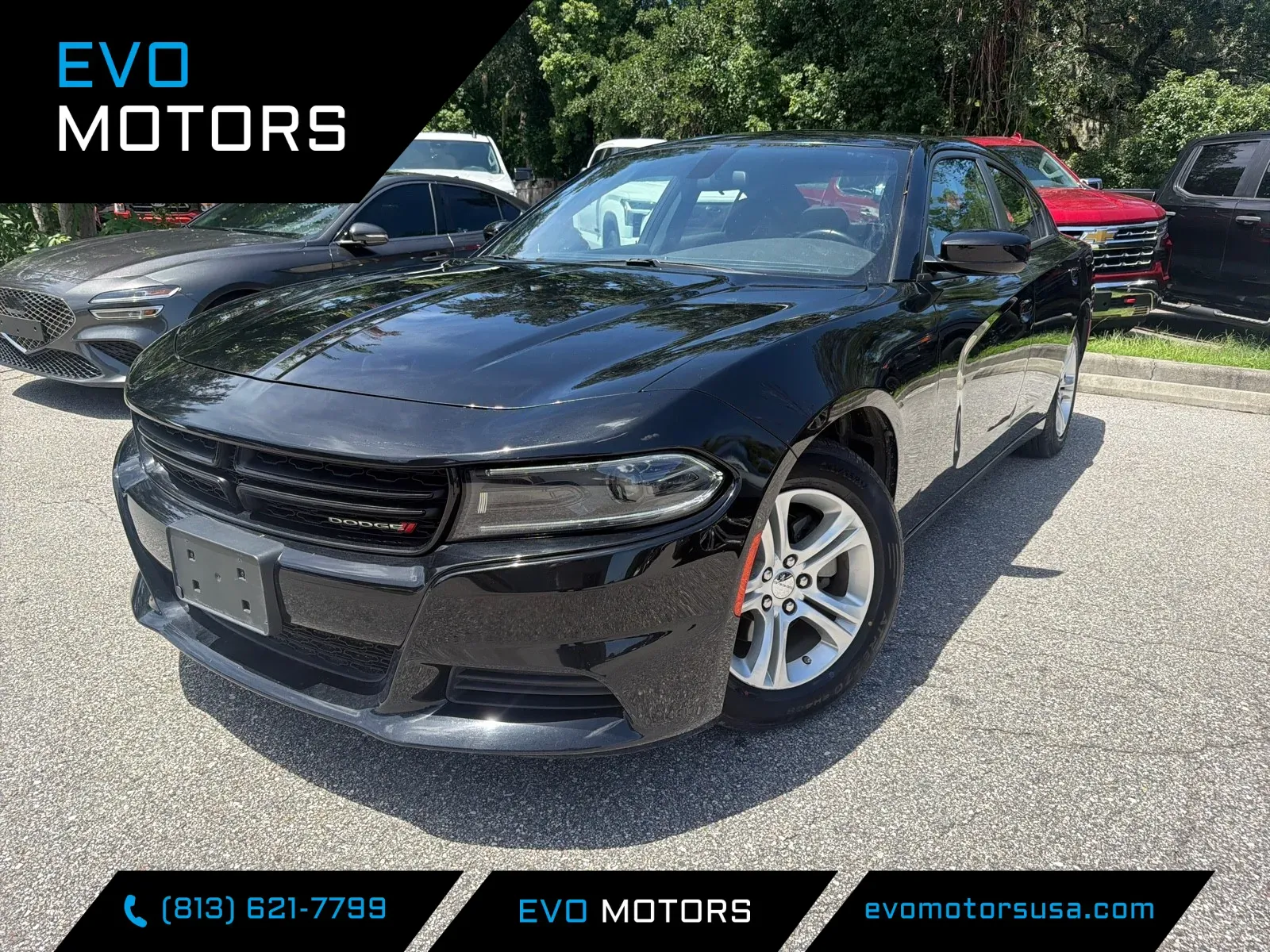 Black 2023 Dodge Charger SXT for sale in Seffner, FL
