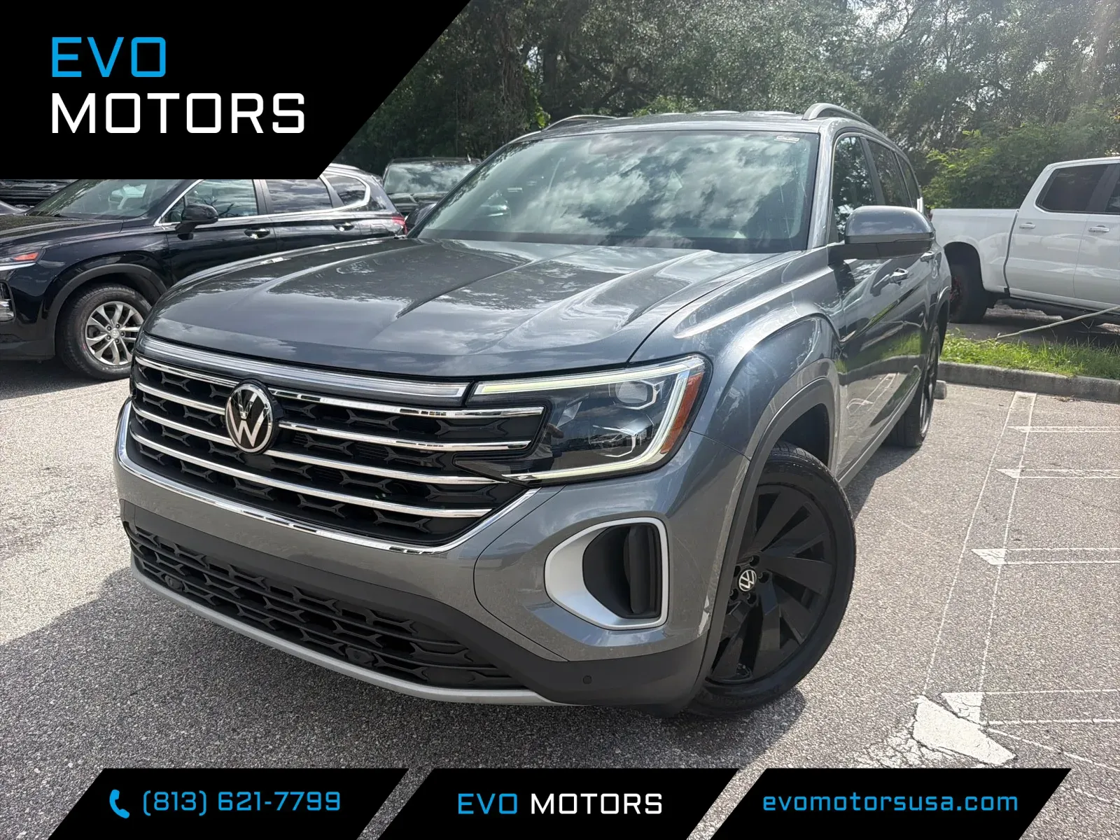 Gray 2024 Volkswagen Atlas 2.0T SE w/Technology for sale in Seffner, FL