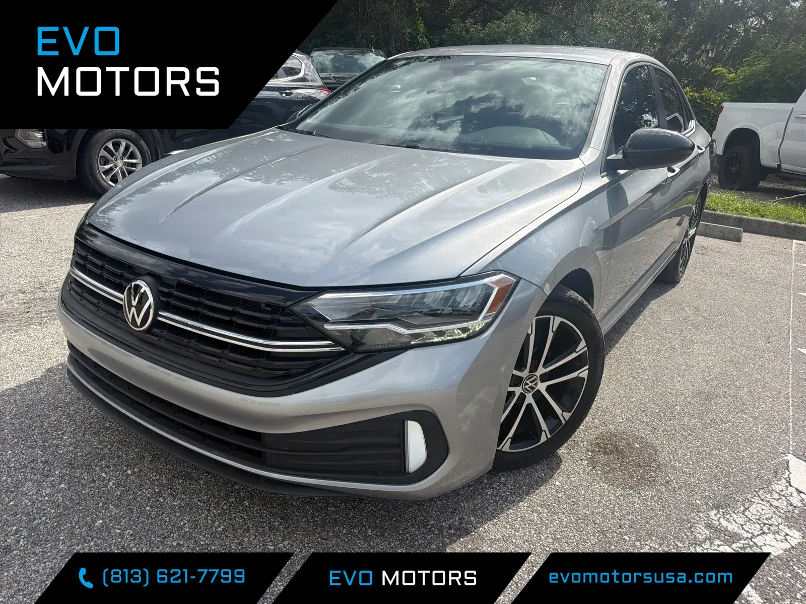 Silver 2023 Volkswagen Jetta Sport for sale in Seffner, FL