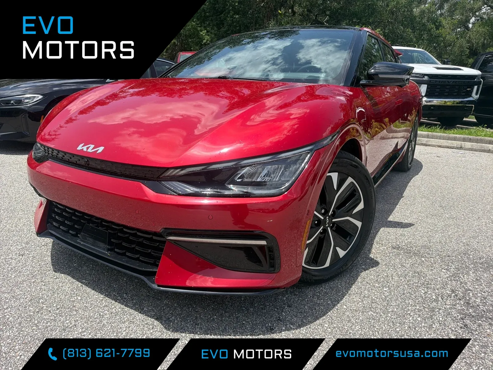 Red 2023 Kia EV6 GT-Line for sale in Seffner, FL