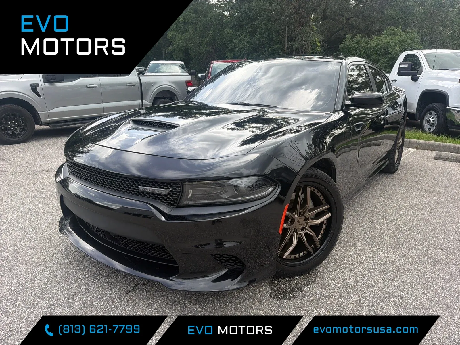 Black 2023 Dodge Charger GT W/LTHR. & 20IN WHEELS for sale in Seffner, FL