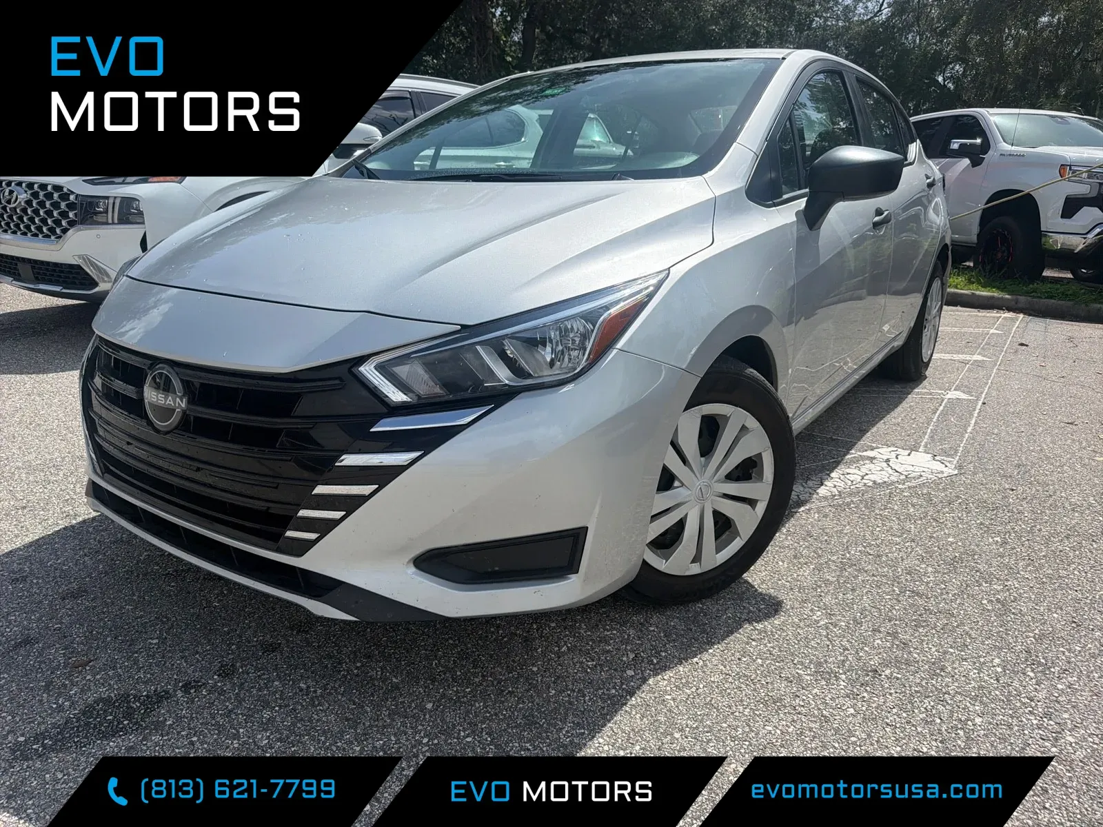 Silver 2024 Nissan Versa S for sale in Seffner, FL
