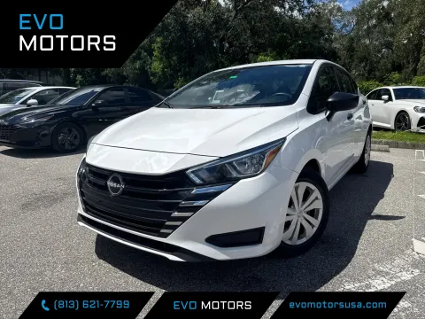 White 2024 Nissan Versa S for sale in Seffner, FL