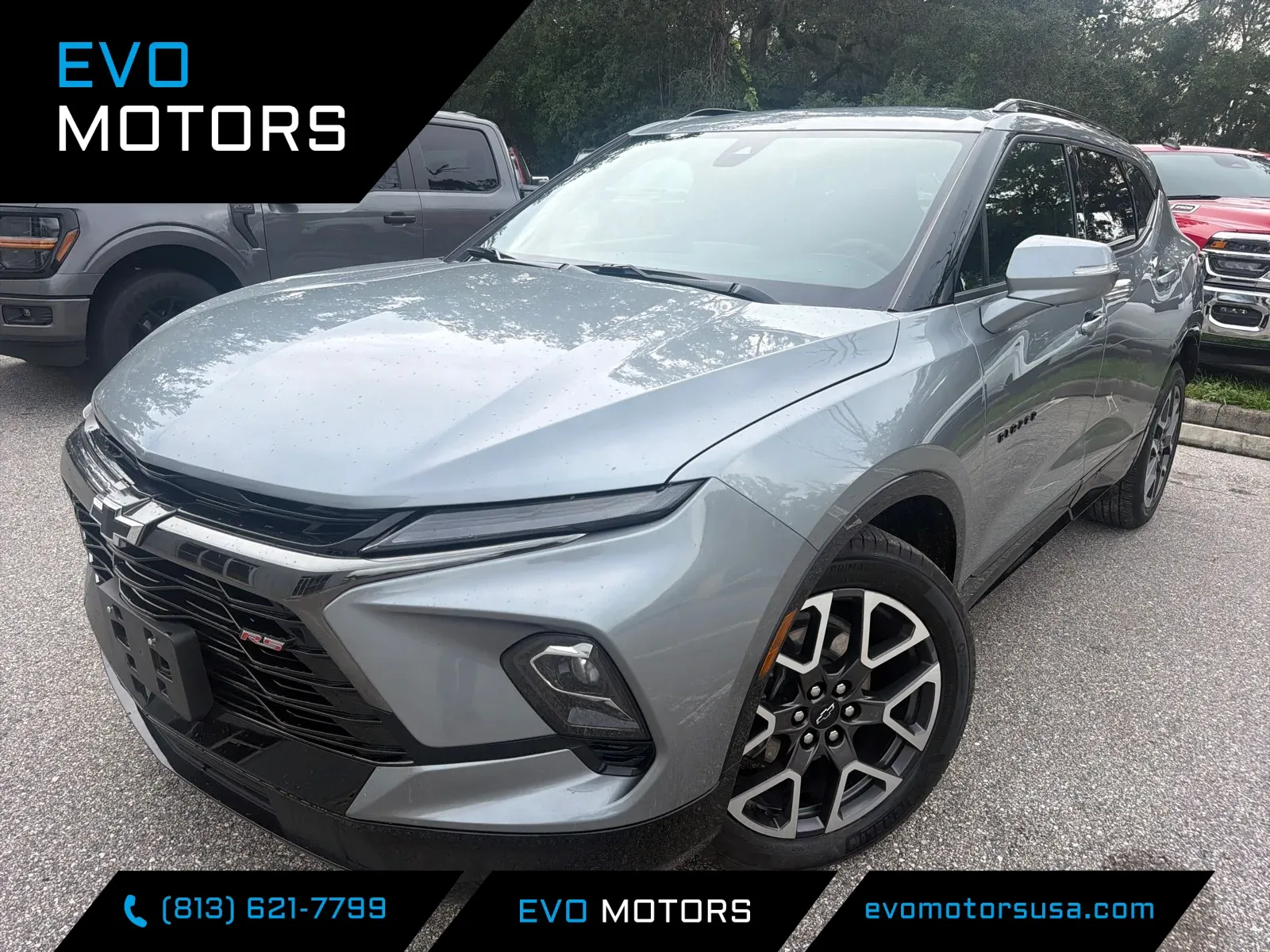 Gray 2025 Chevrolet Blazer RS V6 w/LTHR. & 20IN WHEELS for sale in Seffner, FL