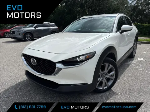 White 2023 Mazda CX-30 2.5 S Preferred Package for sale in Seffner, FL