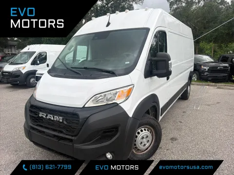 White 2025 Ram ProMaster Cargo Van Tradesman for sale in Seffner, FL