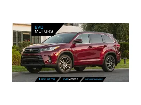 Gray 2017 Toyota Highlander LE for sale in Seffner, FL