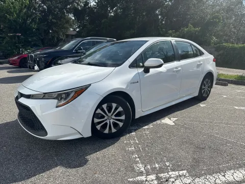 Another view of 2020 Toyota Corolla Hybrid LE for sale in Seffner, FL at Evo Motors