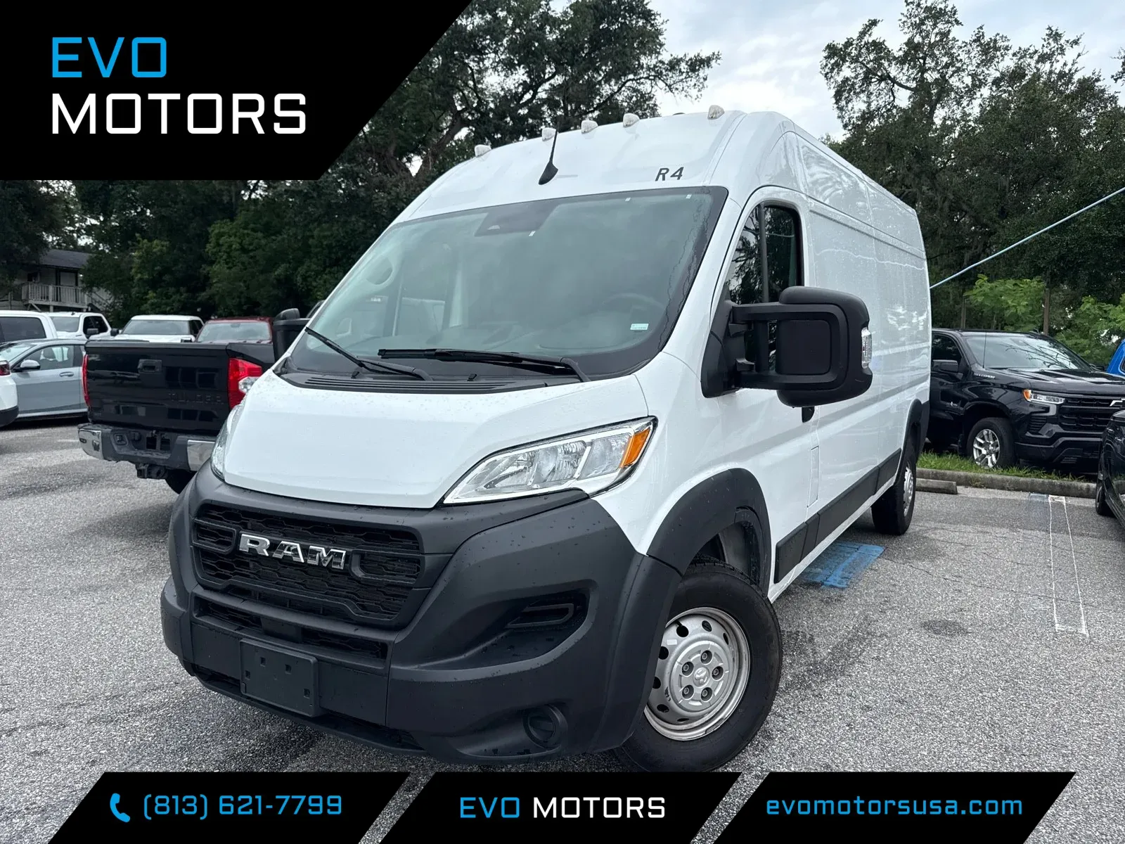 White 2023 Ram ProMaster Cargo Van 2500 HIGH ROOF for sale in Seffner, FL