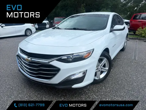 White 2022 Chevrolet Malibu LS for sale in Seffner, FL