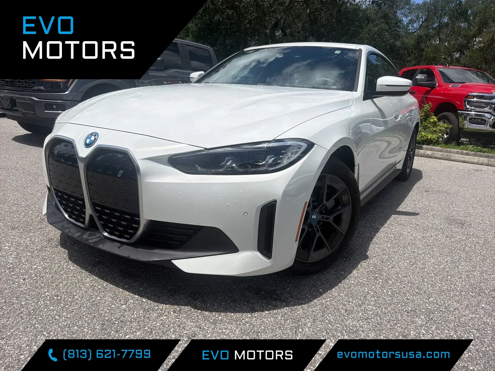 White 2023 BMW i4 eDrive35 for sale in Seffner, FL