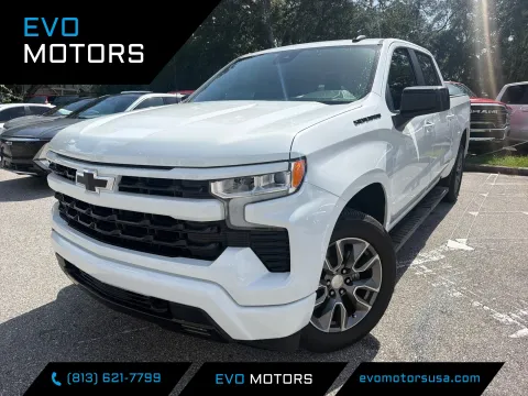 White 2023 Chevrolet Silverado 1500 RST Crew Cab V8 for sale in Seffner, FL