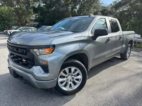 Photos of 2024 Chevrolet Silverado 1500 Custom Crew Cab 4X4 for sale in Seffner, FL at Evo Motors