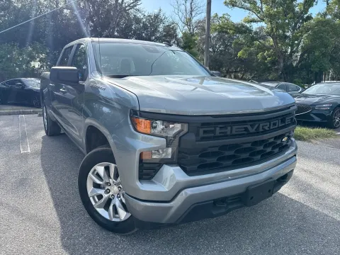More photos of 2024 Chevrolet Silverado 1500 Custom Crew Cab 4X4 at Evo Motors, FL