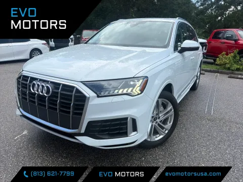 White 2023 Audi Q7 Premium AWD for sale in Seffner, FL