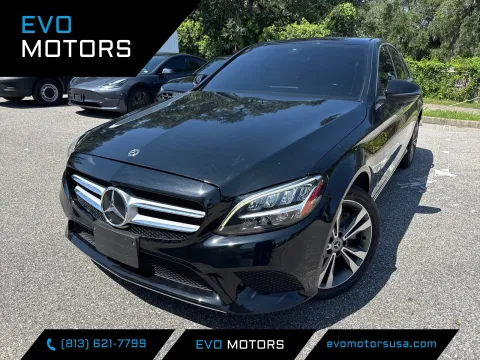 Black 2021 Mercedes-Benz C-Class C 300 4MATIC W/PREMIUM PACKAGE for sale in Seffner, FL