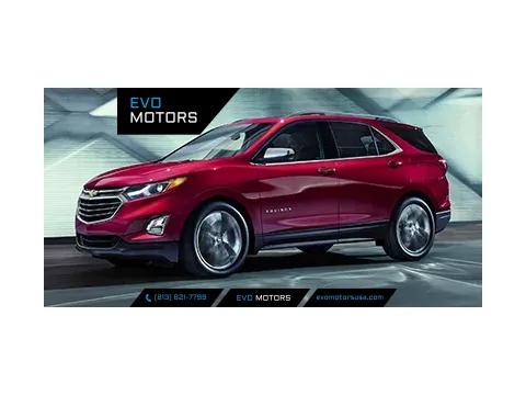 Orange 2020 Chevrolet Equinox LT for sale in Seffner, FL