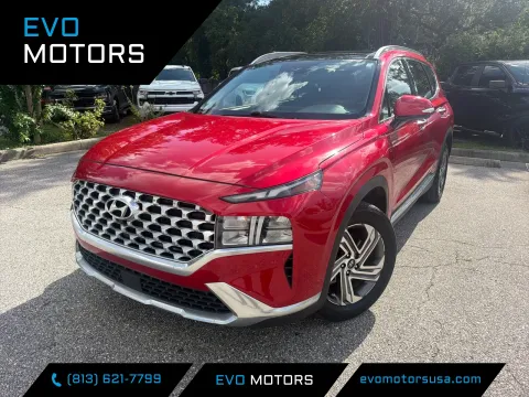 Red 2023 Hyundai Santa Fe SEL W/PREMIUM PKG. LTHR. SUNR. for sale in Seffner, FL
