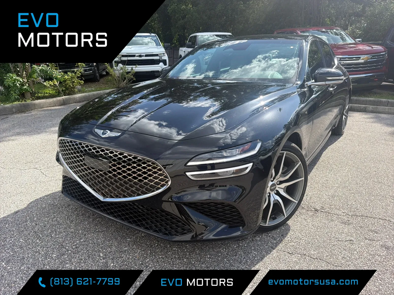 Black 2023 Genesis G70 3.3T for sale in Seffner, FL