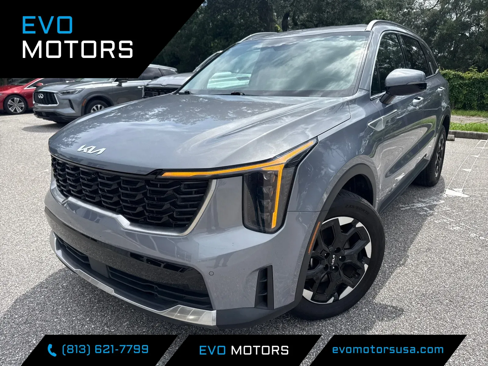 Silver 2024 Kia Sorento S AWD for sale in Seffner, FL