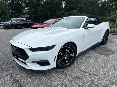 Photos of 2025 Ford Mustang EcoBoost Premium CONVERTIBLE for sale in Seffner, FL at Evo Motors
