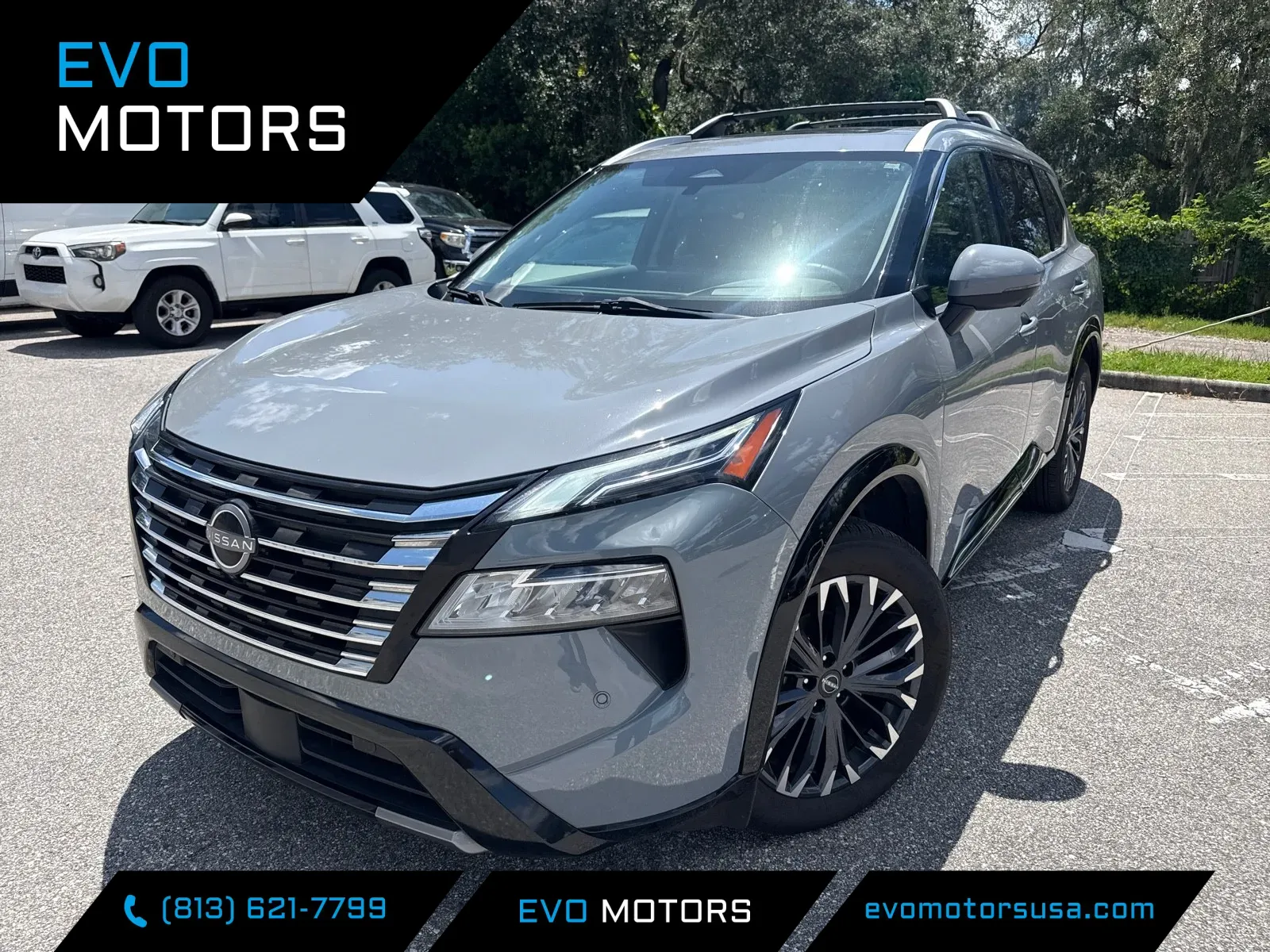 Gray 2024 Nissan Rogue Platinum for sale in Seffner, FL